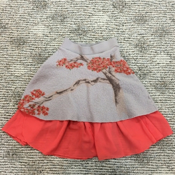 Anthropologie Sleeping on Snow Sakura Sweater Skirt - Picture 1 of 7